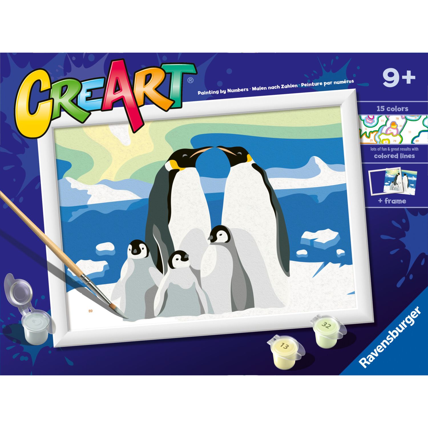 Ravensburger - creart la famiglia di pinguini 9+ - RAVENSBURGER