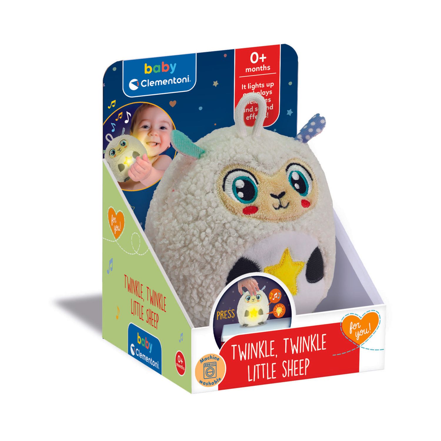 Pecorella twinkle sheep - 0m+ - baby clementoni - BABY CLEMENTONI