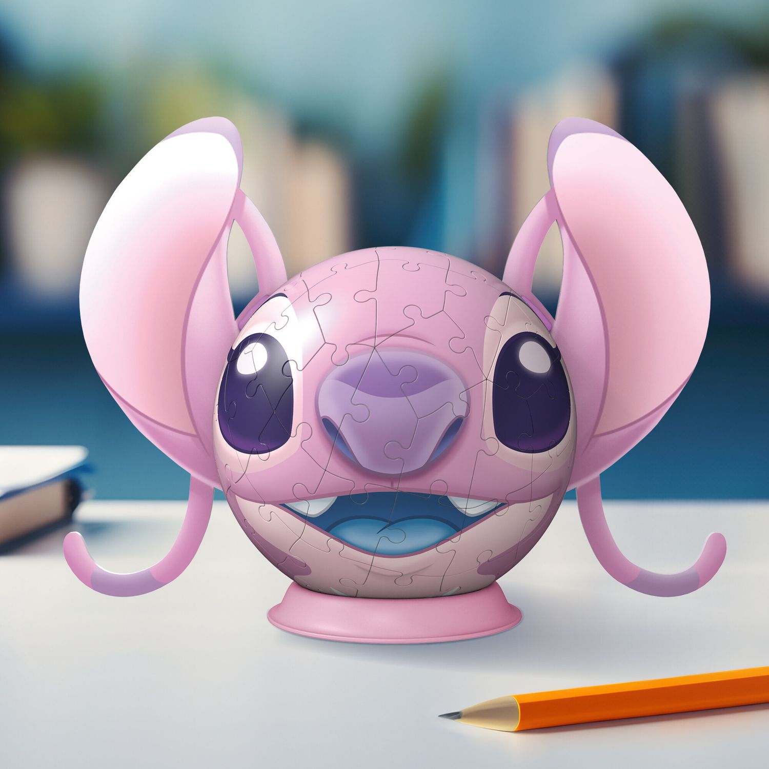 Ravensburger - 3d puzzle disney angel con le orecchie, 72 pezzi, 6+ anni - Disney Stitch