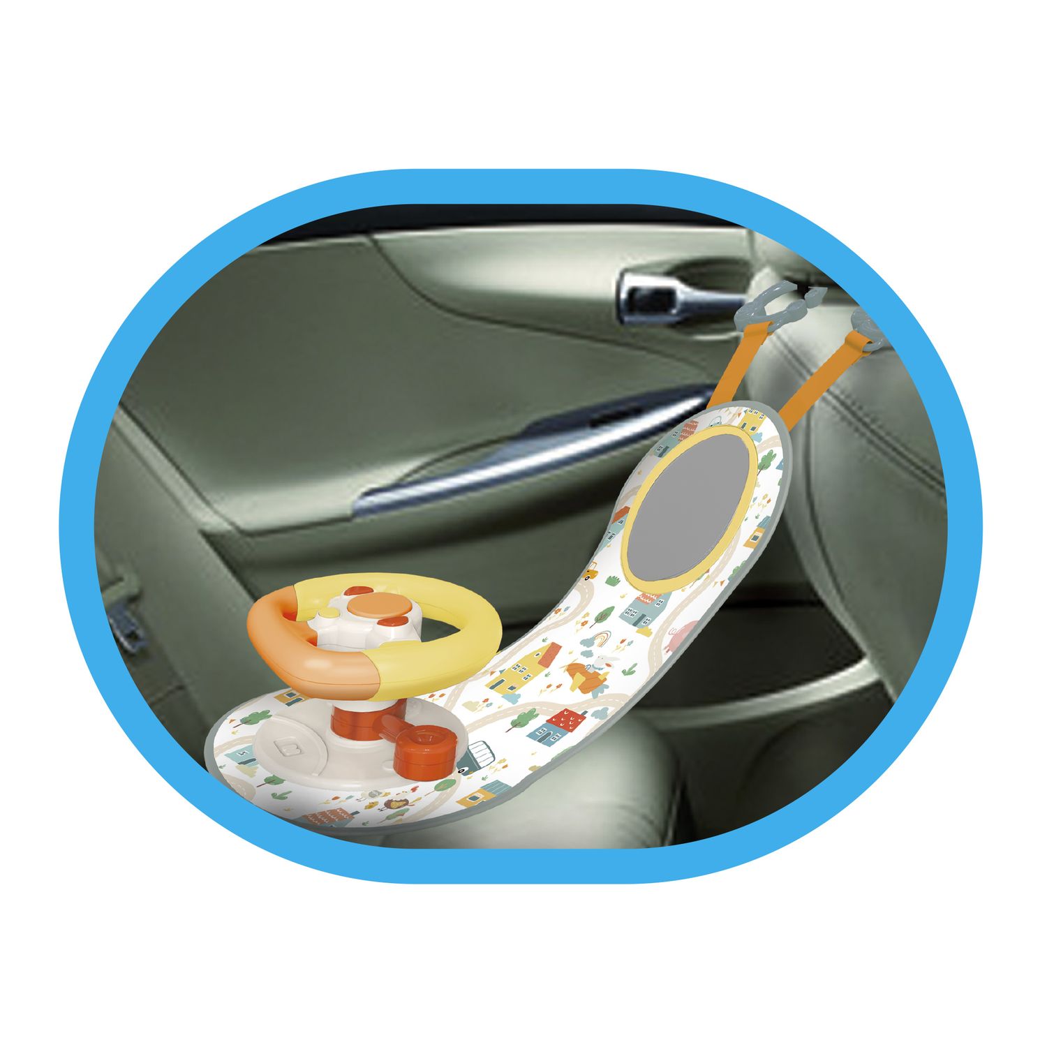 Primo volante giocattolo con suoni e luci per bambini - BABY SMILE