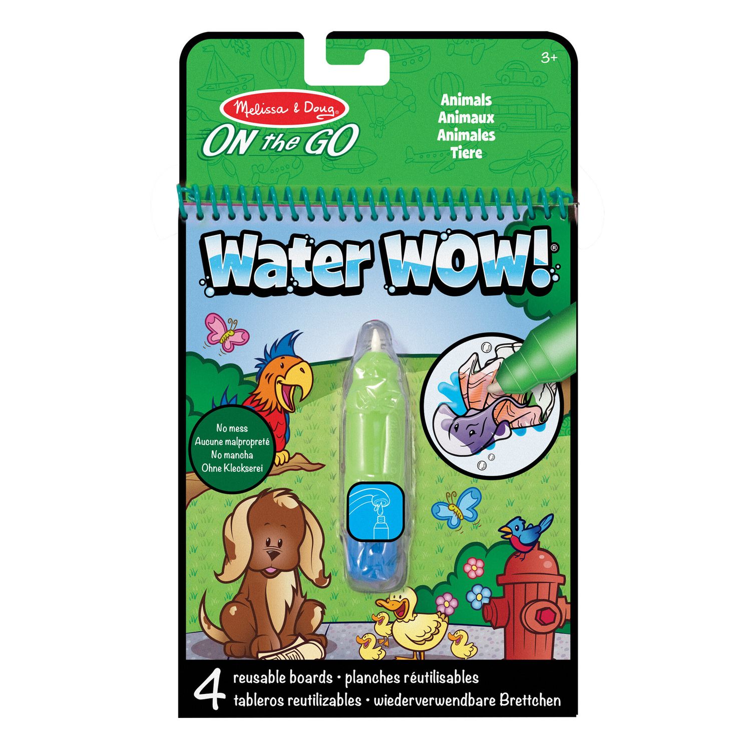 Melissa & doug water wow!  -libro magico assortito in 4 diversi modelli - MELISSA & DOUG