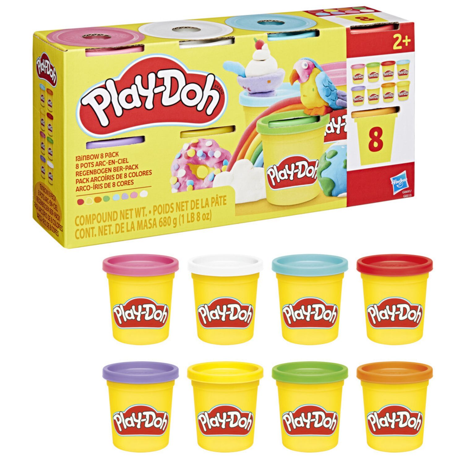Play-doh 8 vasetti ast. 84 gr - PLAY-DOH