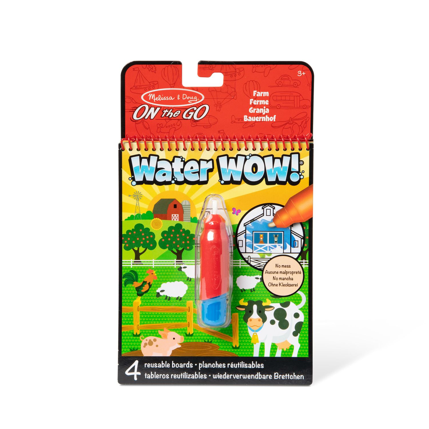 Melissa & doug water wow!  -libro magico assortito in 4 diversi modelli - MELISSA & DOUG