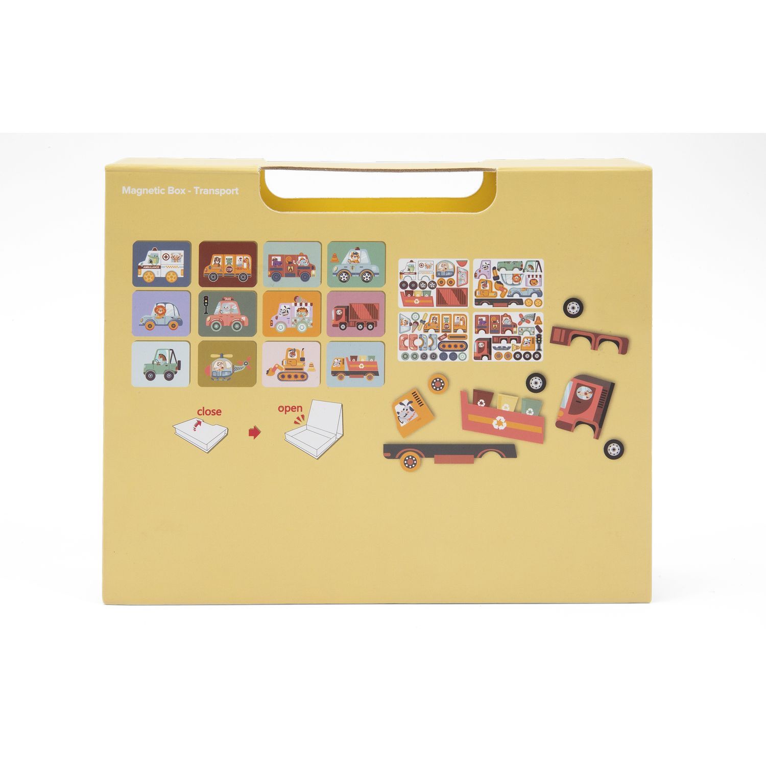 Valigetta magnetica veicoli - WOOD 'N' PLAY