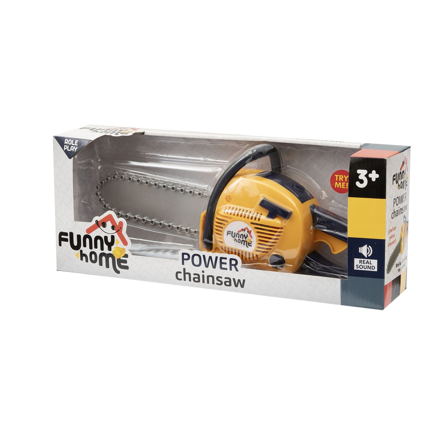 Motosega giocattolo con movimenti realistici e funzioni educative - FUNNY HOME