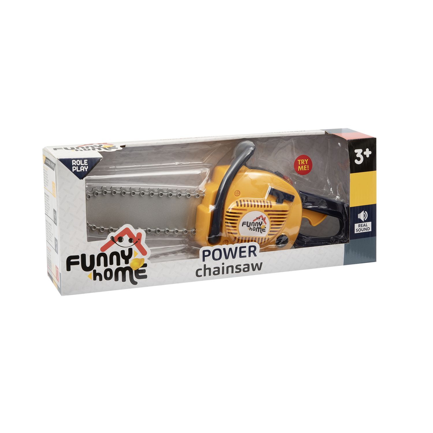 Motosega giocattolo con movimenti realistici e funzioni educative - FUNNY HOME