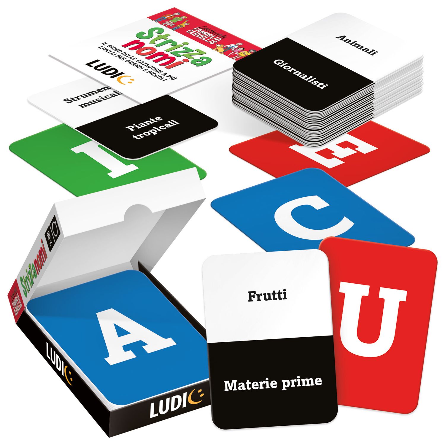 Famiglia cervellis strizzanomi - gioco delle categorie - LUDIC