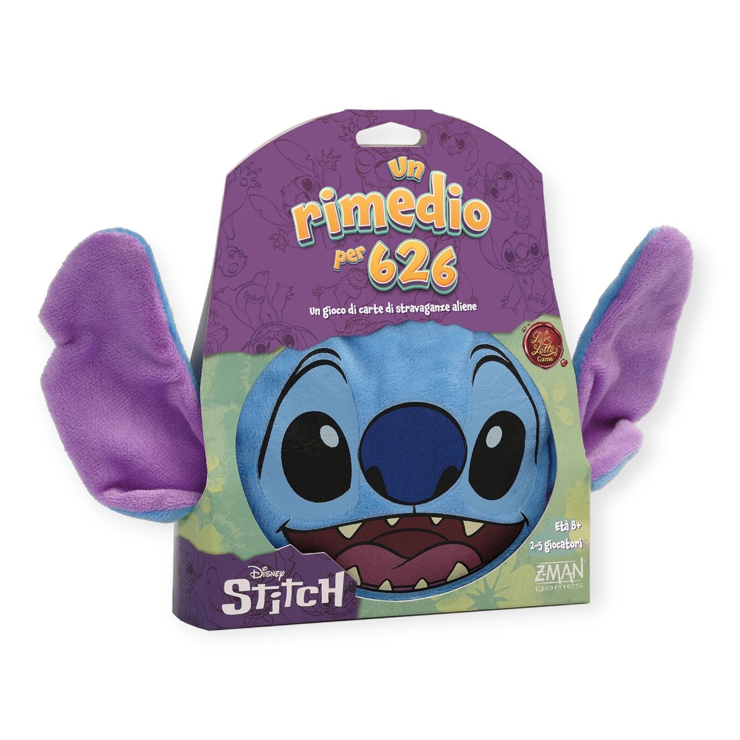 Love letter stitch – gioco di carte disney lilo & stitch per 2-5 giocatori - ASMODEE, Disney Stitch