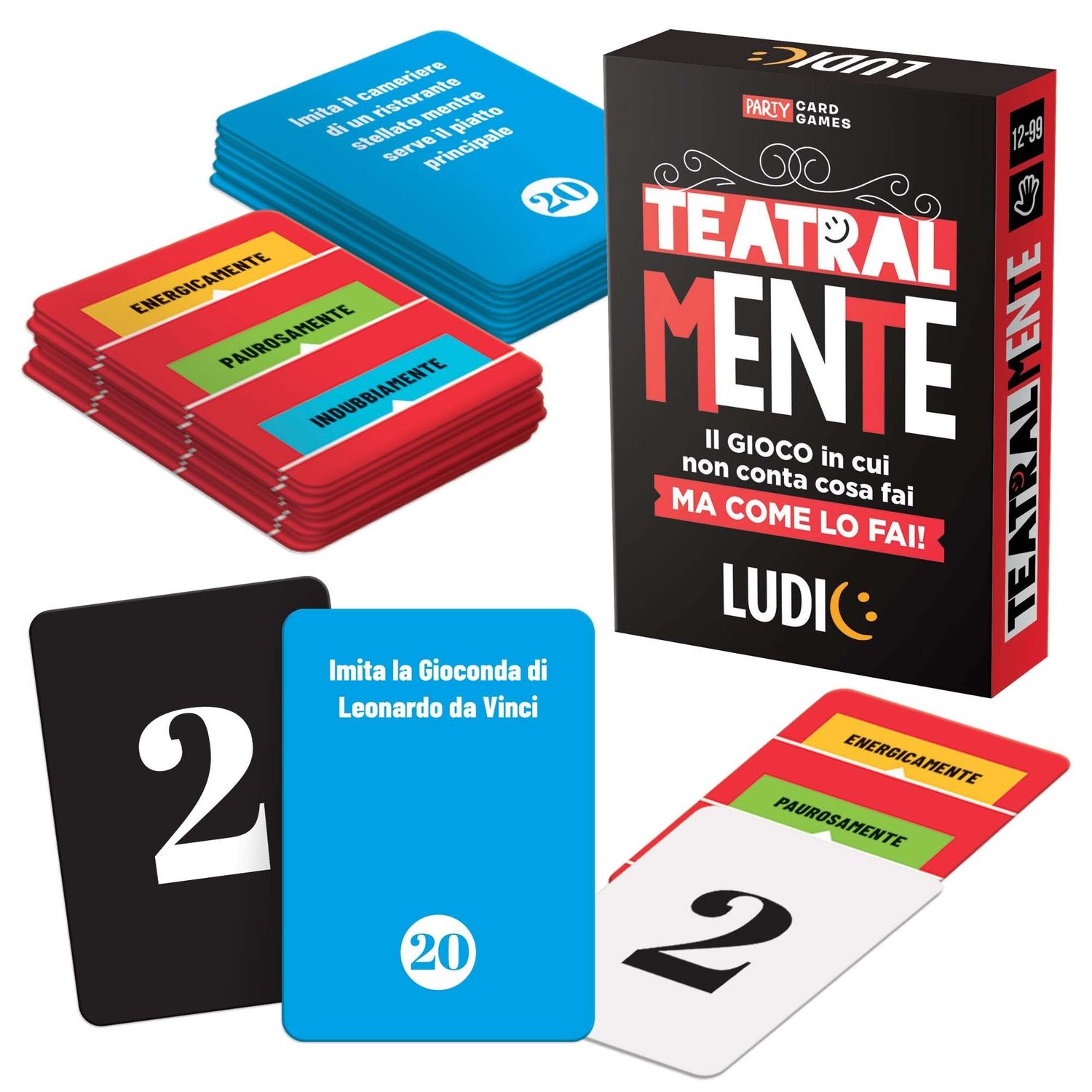 Teatralmente - party game delle emozioni e dell’espressività - LUDIC