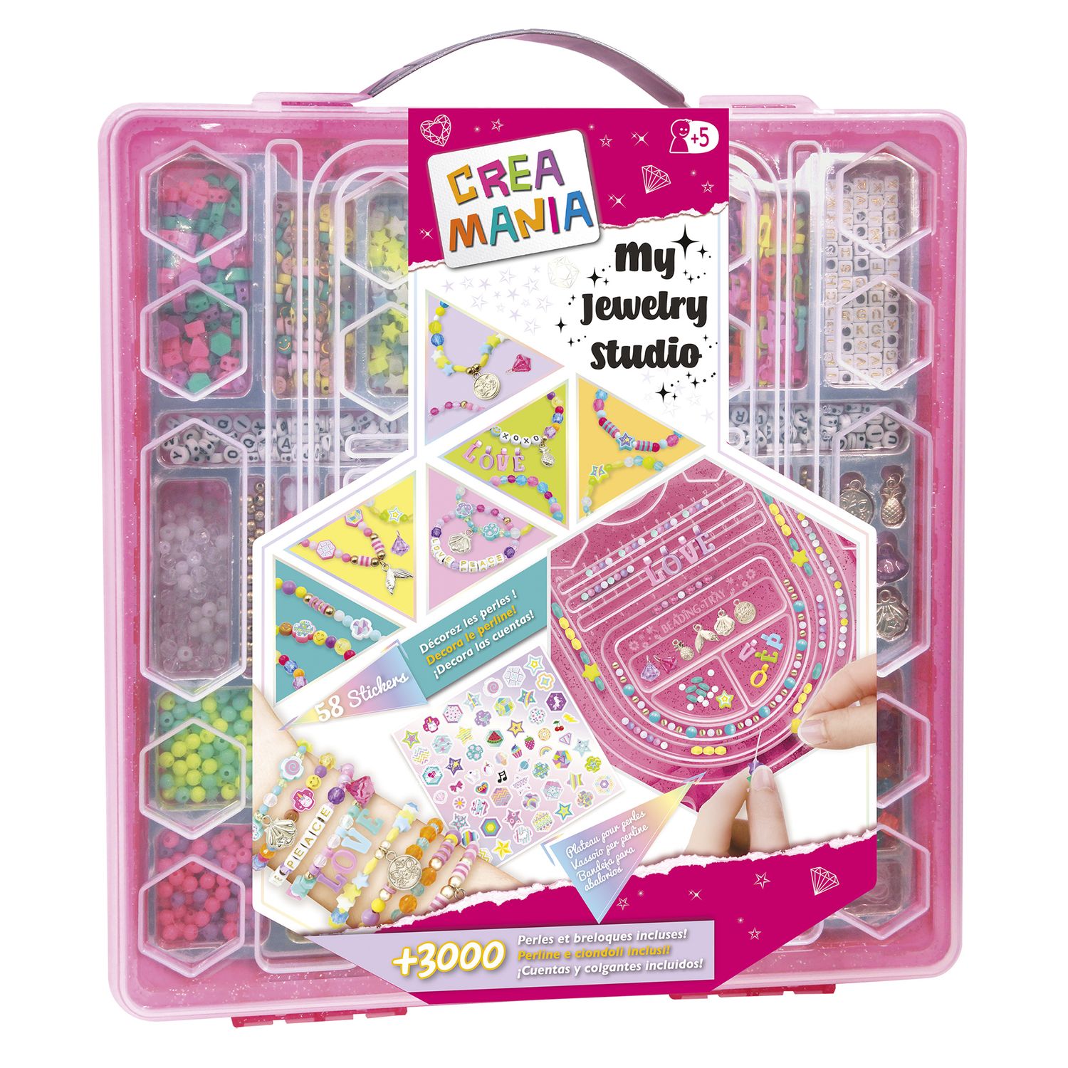 My jewerly studio - maxi valigetta perline - CREA MANIA