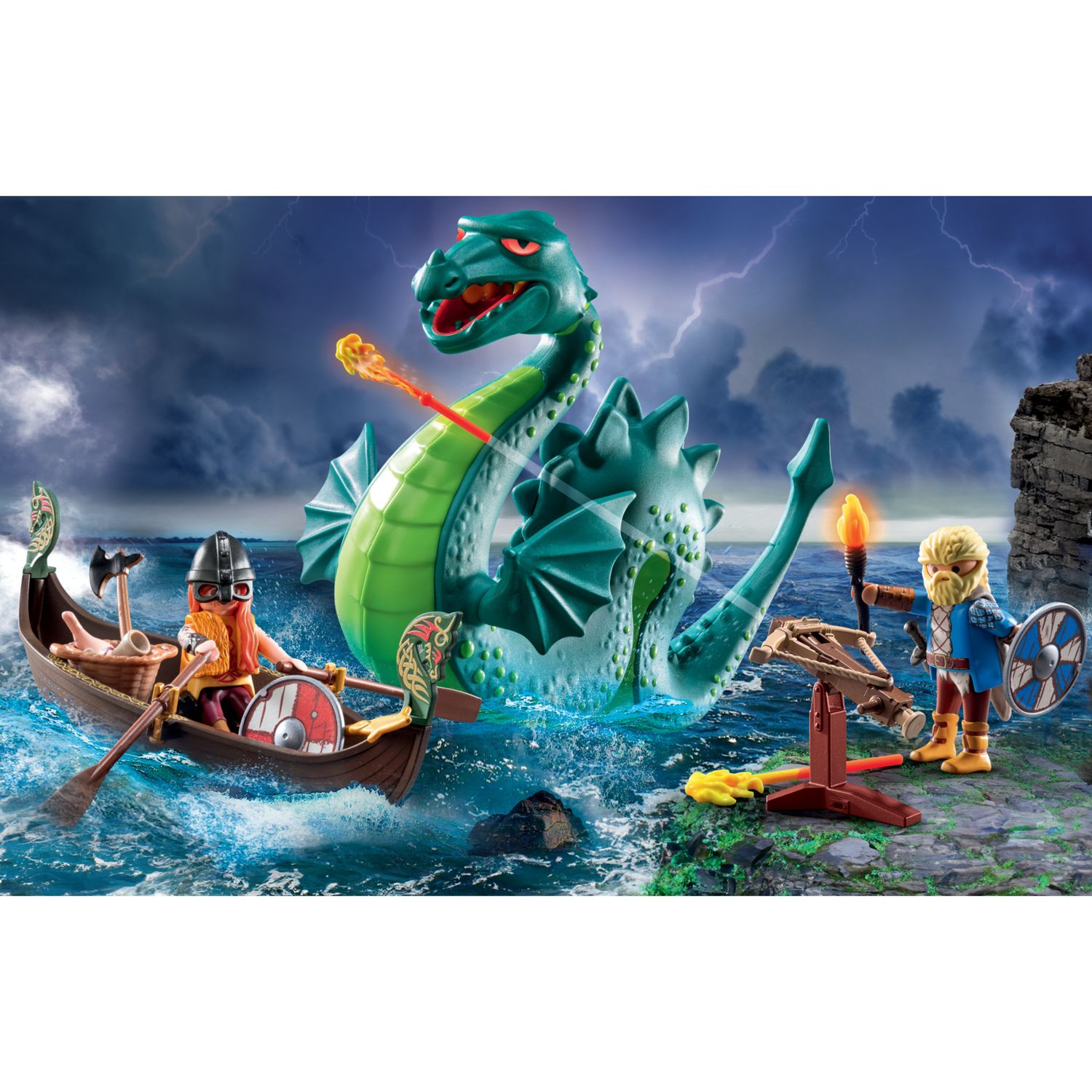 Playmobil promo pack 71830 – vichinghi con mostro marino - Playmobil