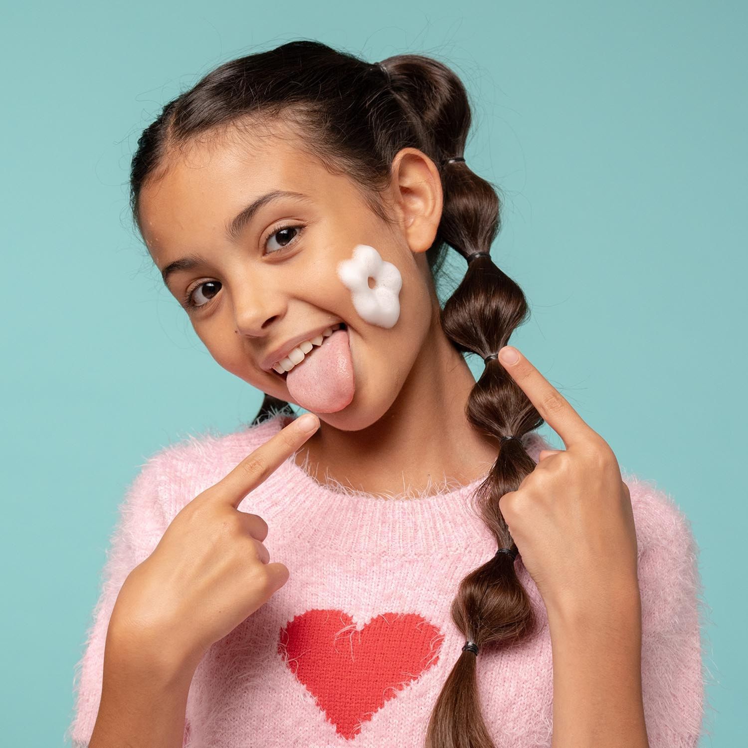 Schiuma detergente viso beauty routine - dispenser fiore 300 ml - 