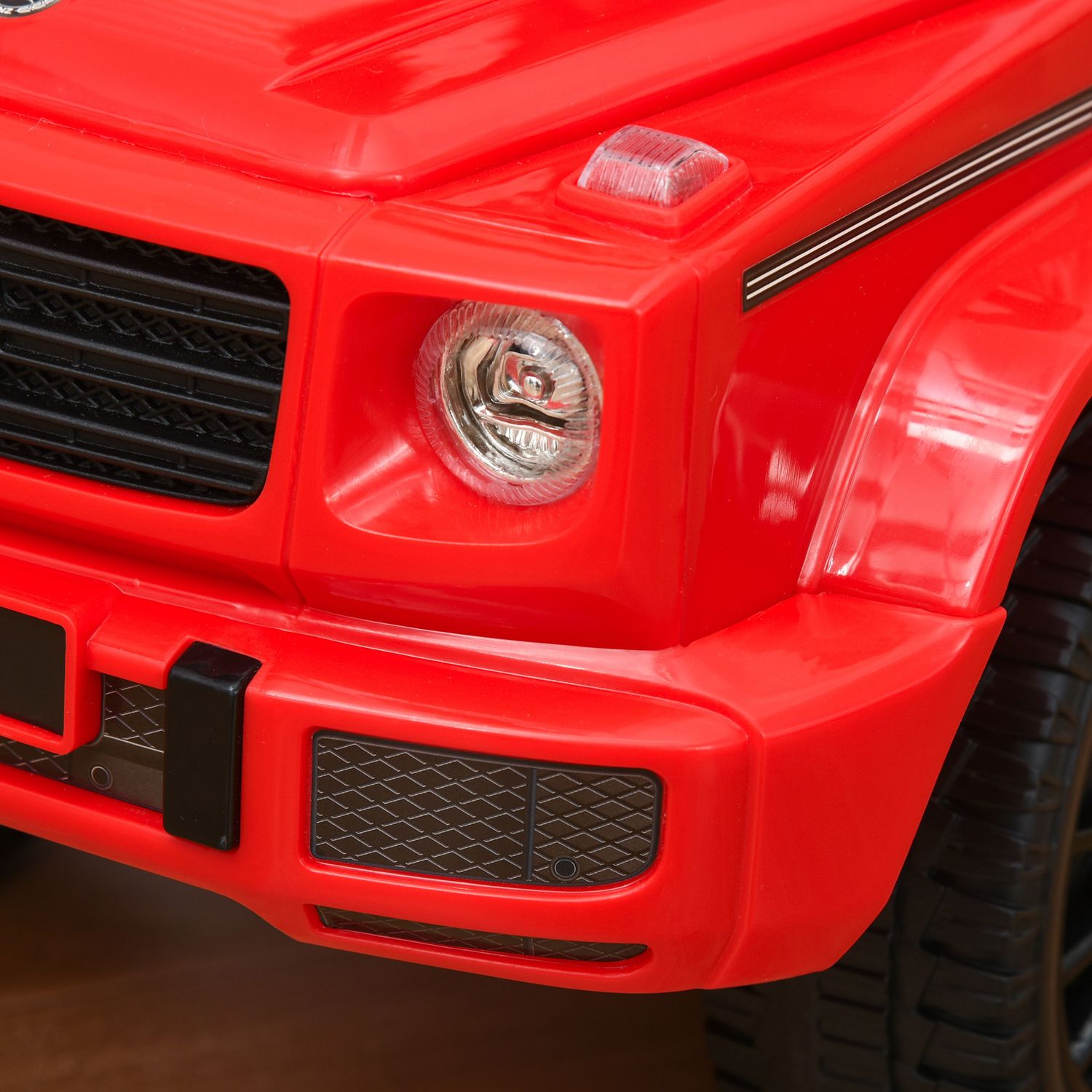 Macchina giocattolo, macchina cavalcabile per bambini 12-36 mesi, mercedes-benz g350, rossa - 