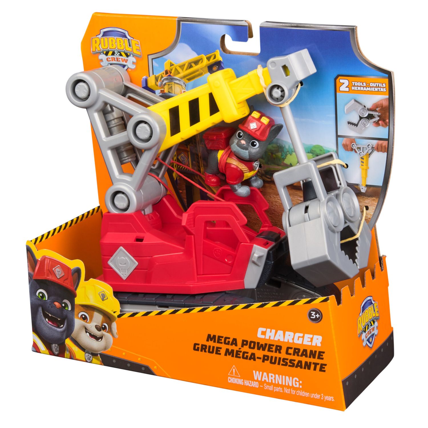 Rubble & crew, mega gru di charger - Paw Patrol