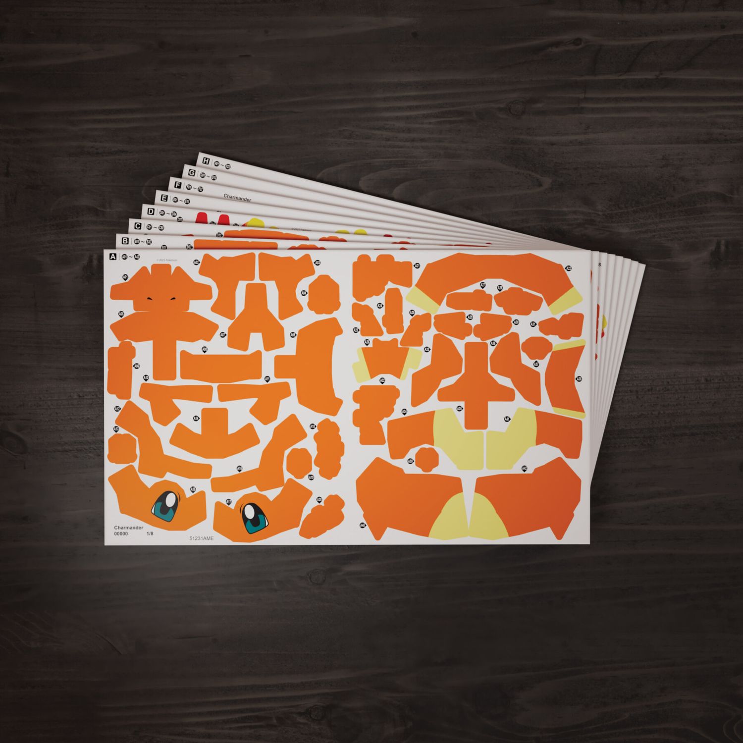 4d build, pokémon charmander - POKEMON