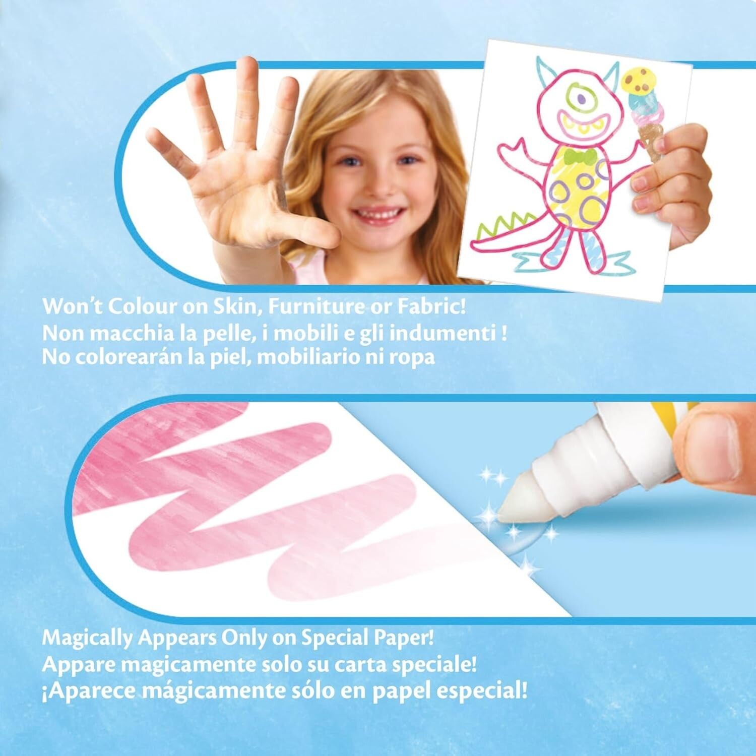 Crayola, color wonder  stampini luminosi, magic light stampers, animali - CRAYOLA