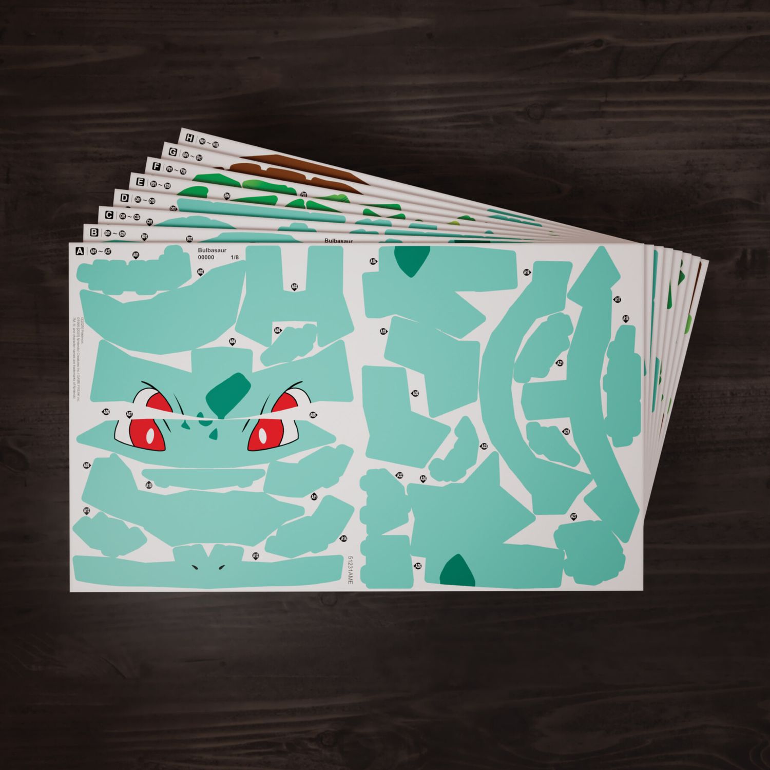 4d build, pokémon bulbasaur - POKEMON