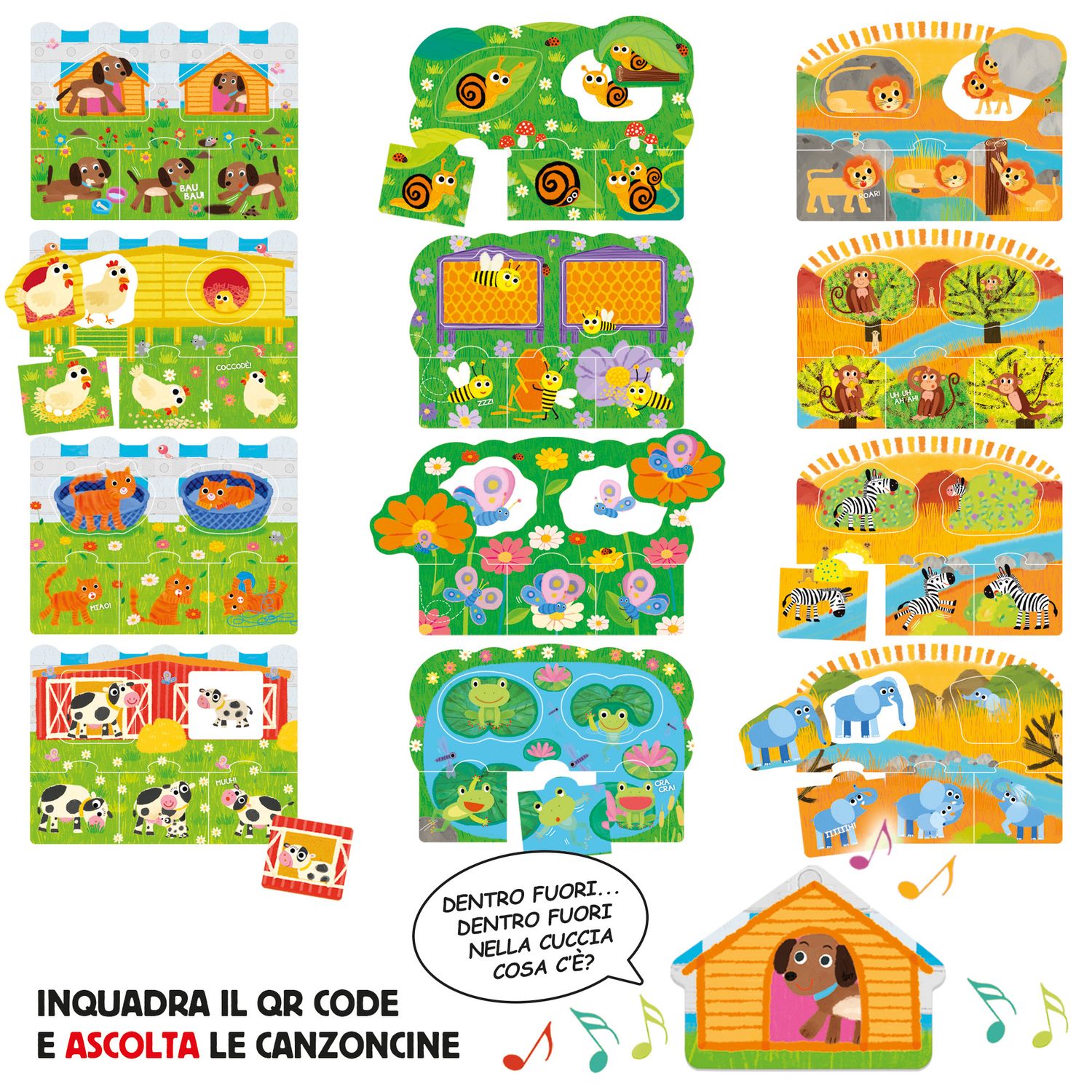 Chi, cosa, dove - gioco educativo per parlare con gli animali - HEADU