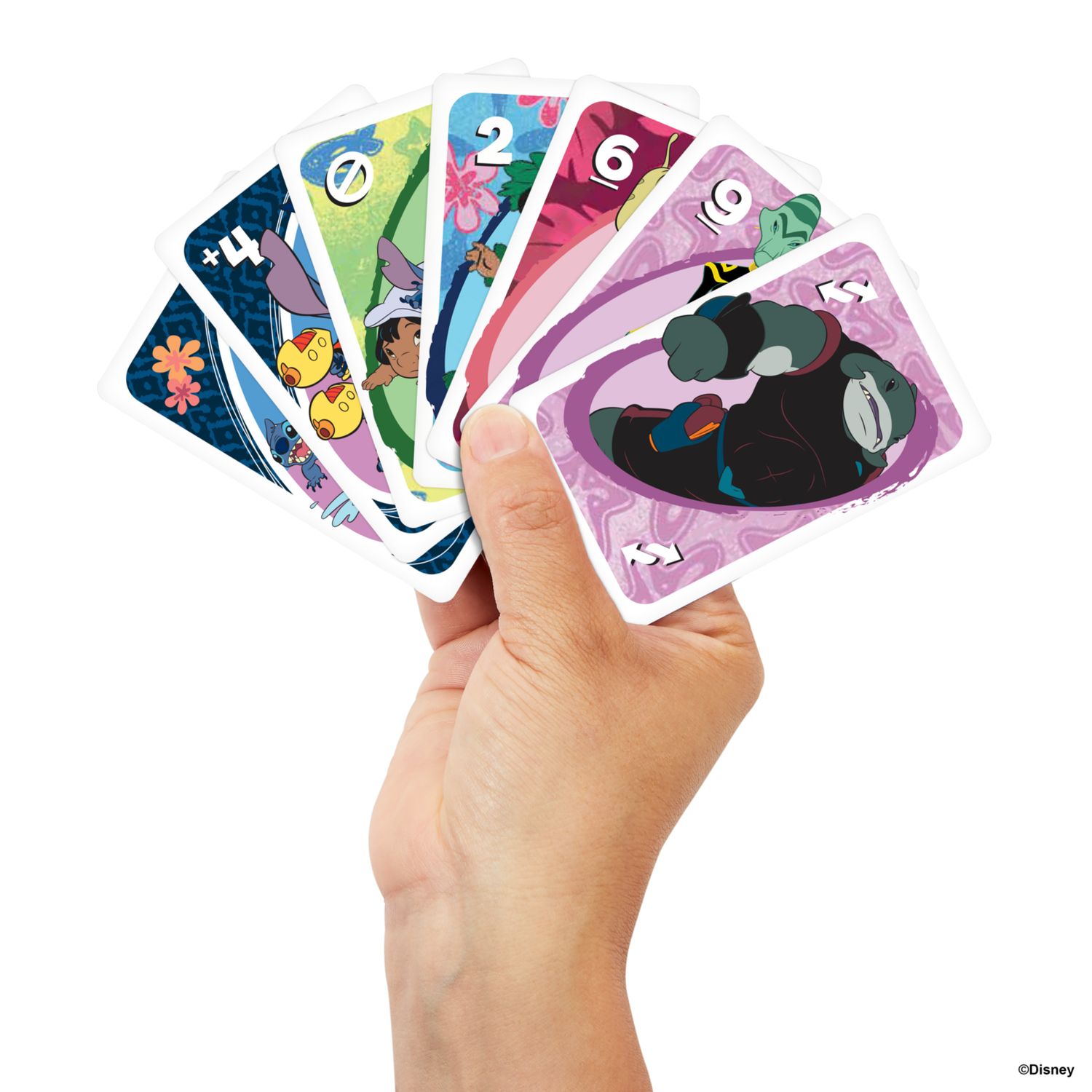 Mattel games - uno disney lilo e stitch, versione dell'iconico gioco di carte per tutta la famiglia, regole speciali e carte ispirate al film disney - UNO, Disney, Disney Stitch