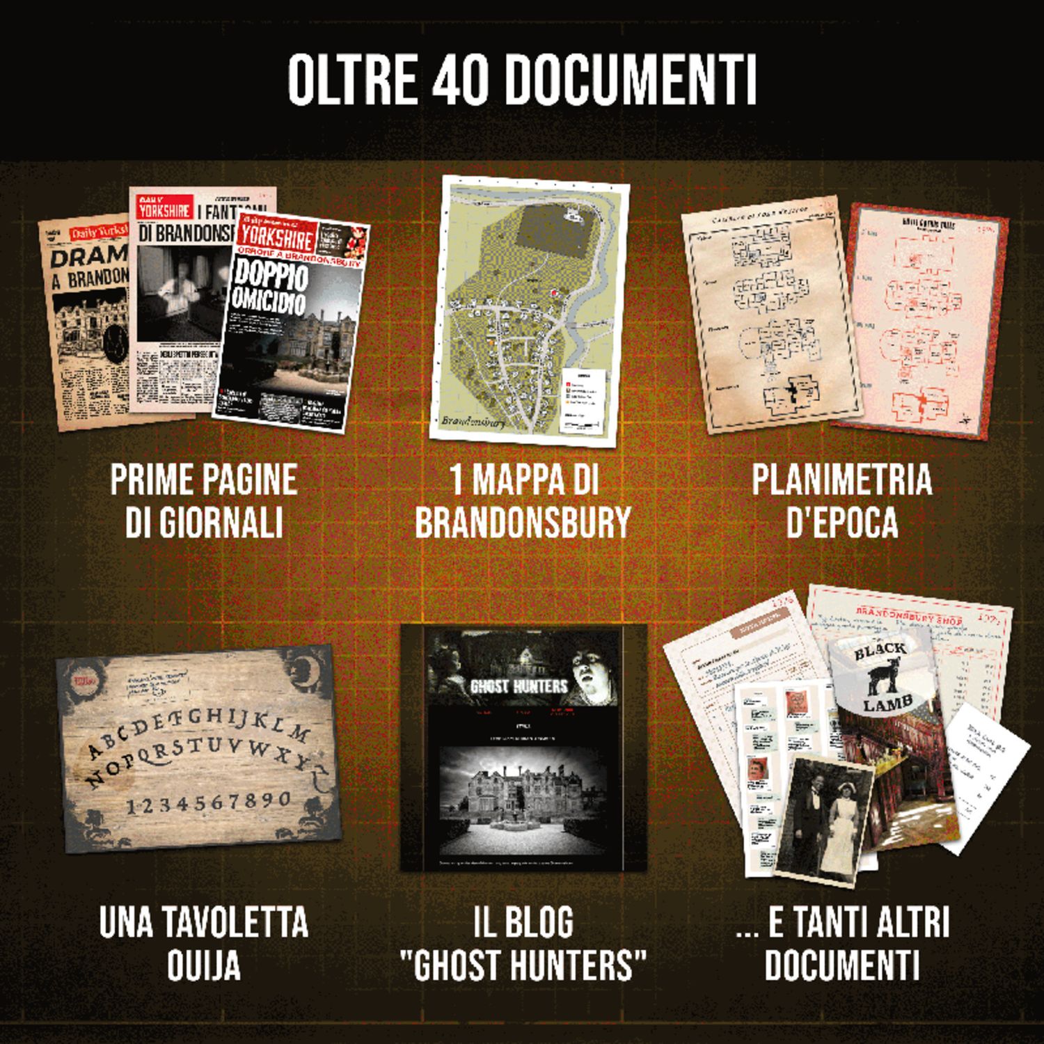 Profiler - i fantasmi di brandonsbury - ms edizioni - gioco investigativo - 