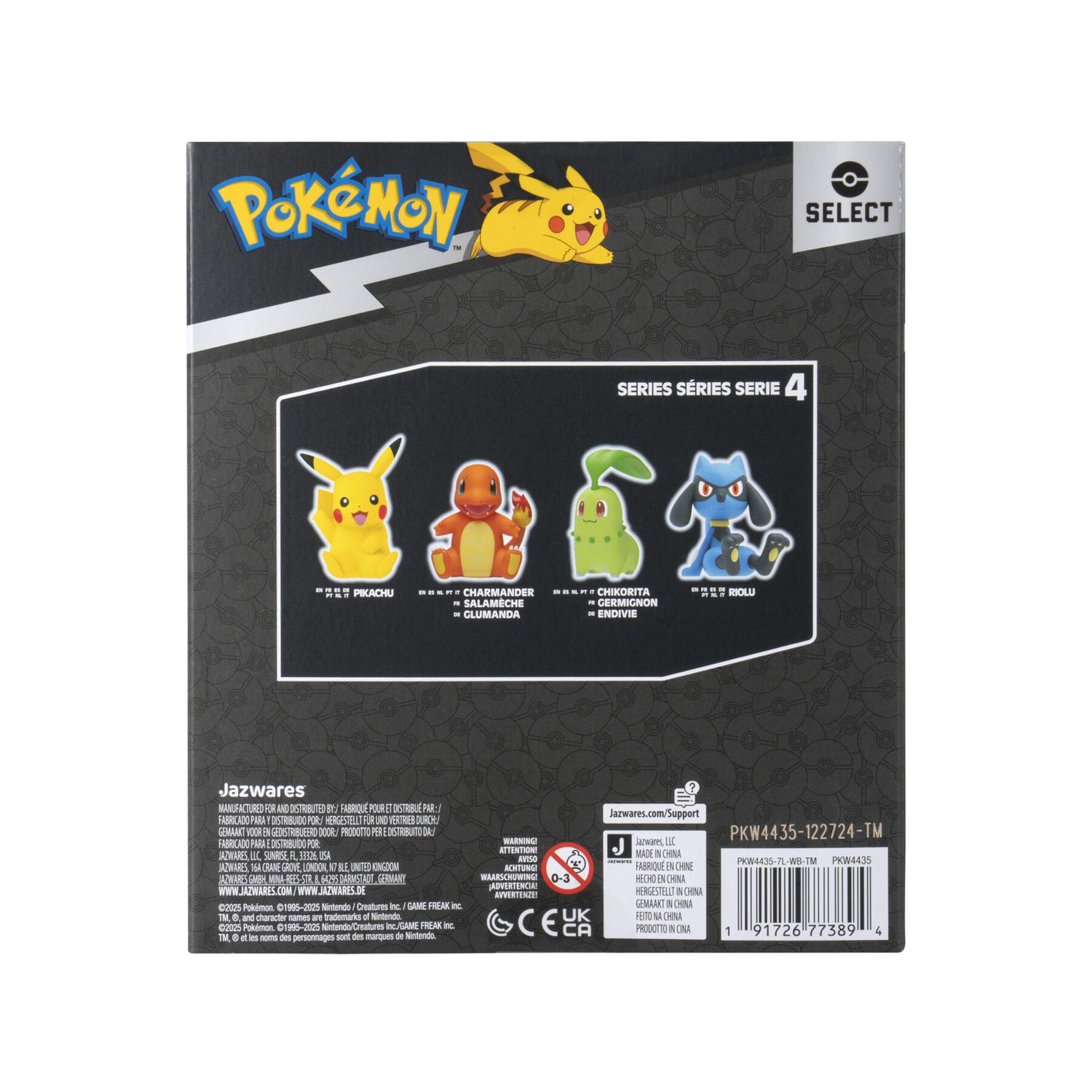 Pokémon pikachu deluxe - figure da collezione in vinile da 12 cm - POKEMON