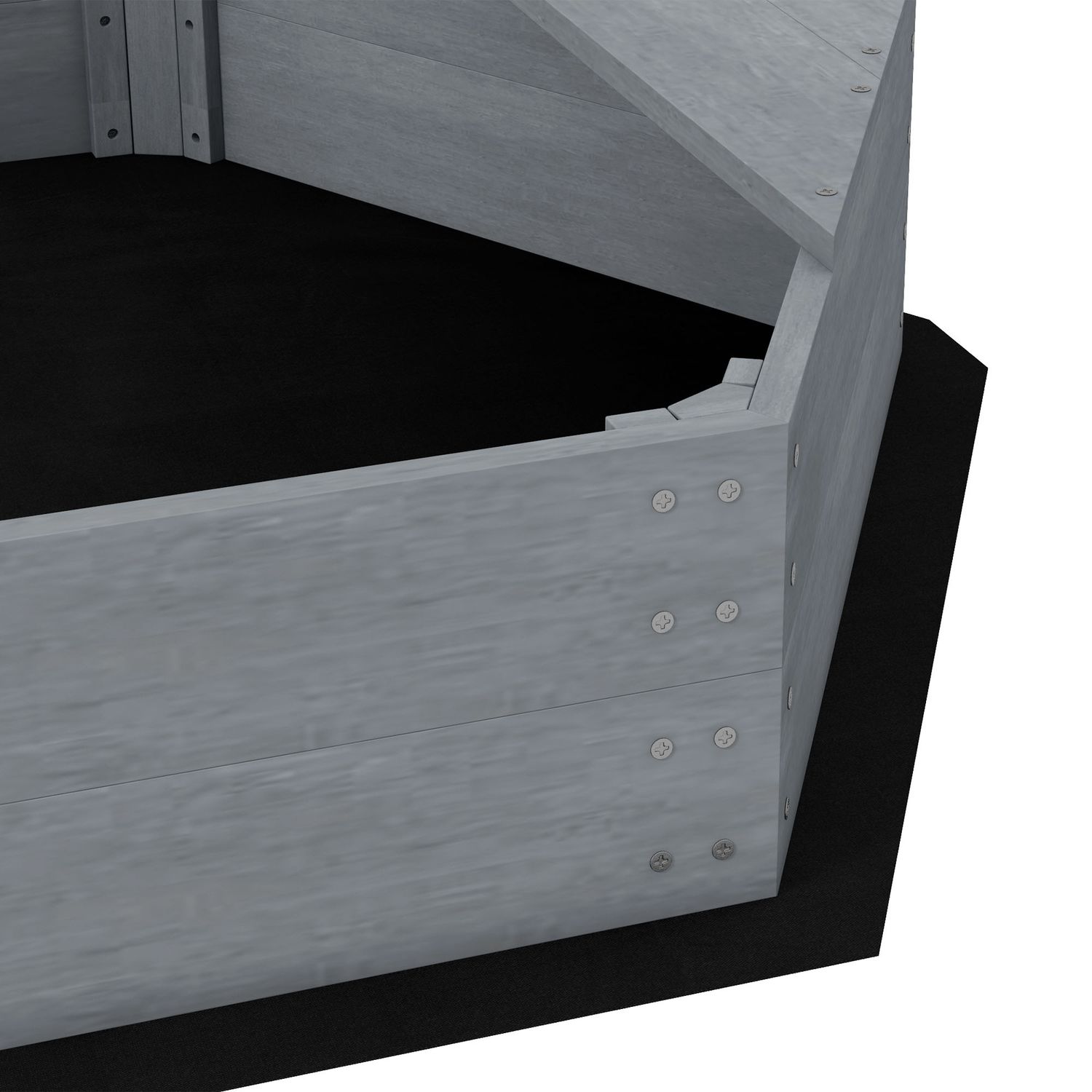 Sabbiera per bambini 3-8 anni a forma di barca, in legno di abete e poliestere, 190x90x138 cm - 