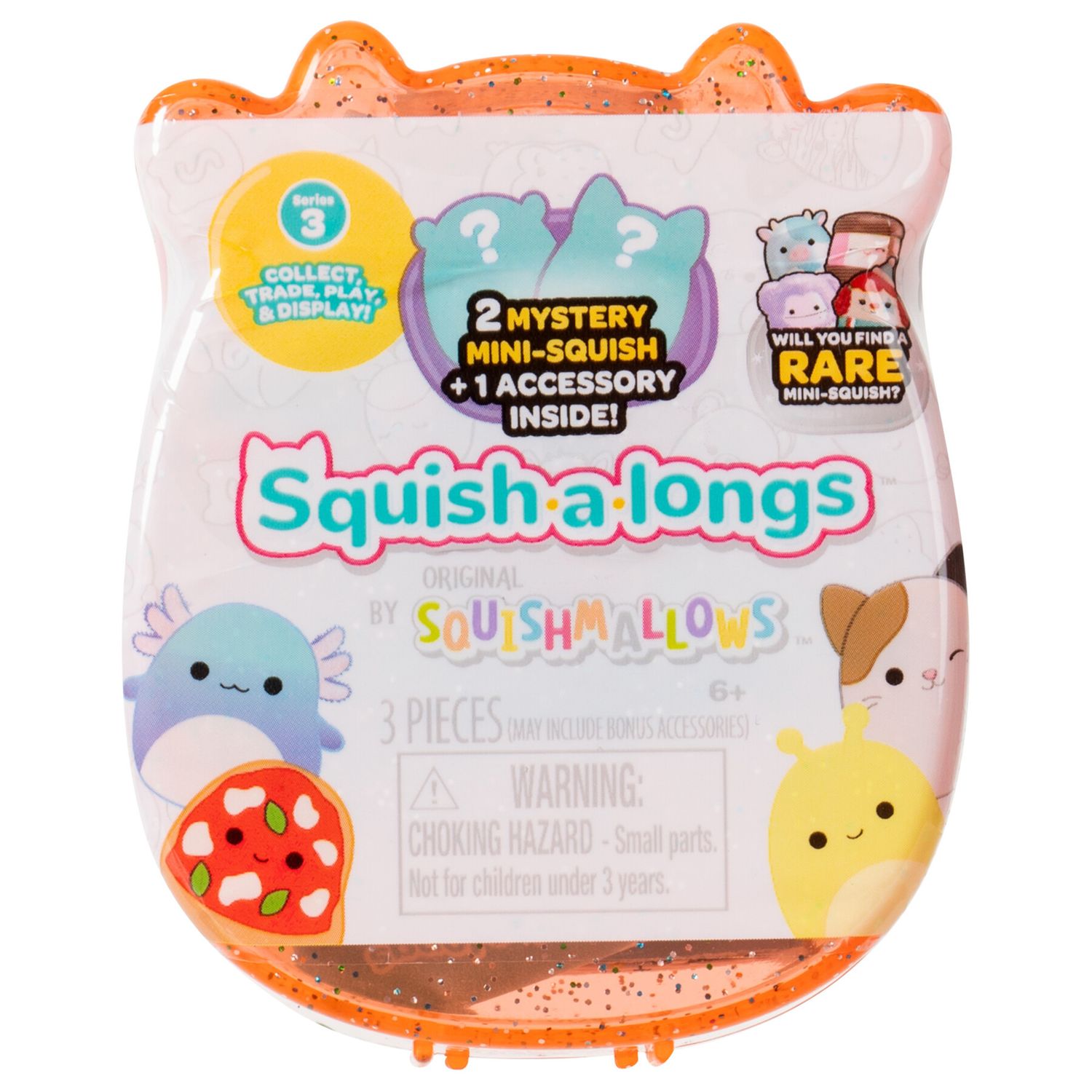 Squish-a-long surprise pack - 2 personaggi e accessori inclusi - mystery box assortita - SQUISH A LONGS