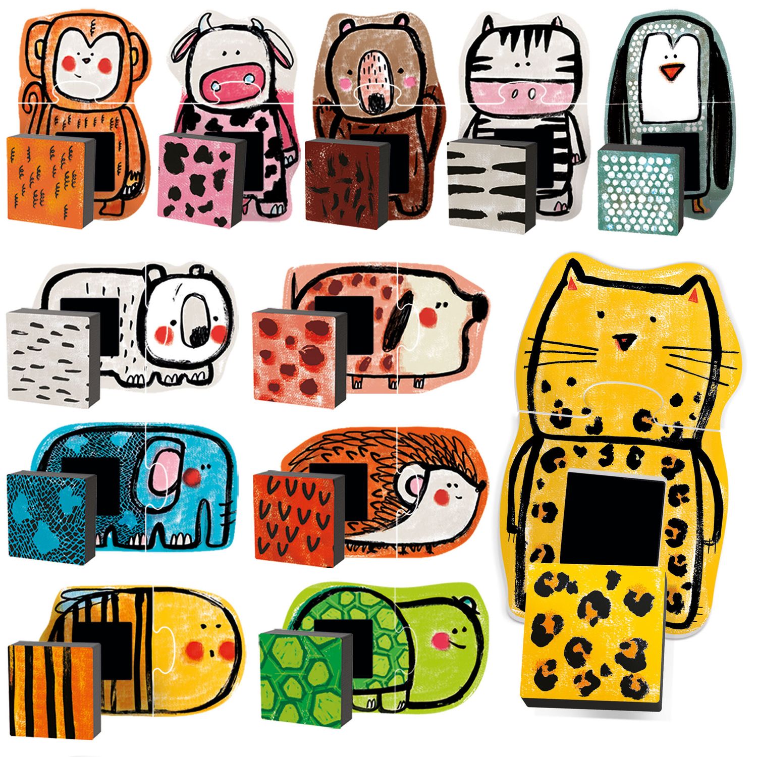 Come si vestono - gioco di memoria, forme e colori - HEADU