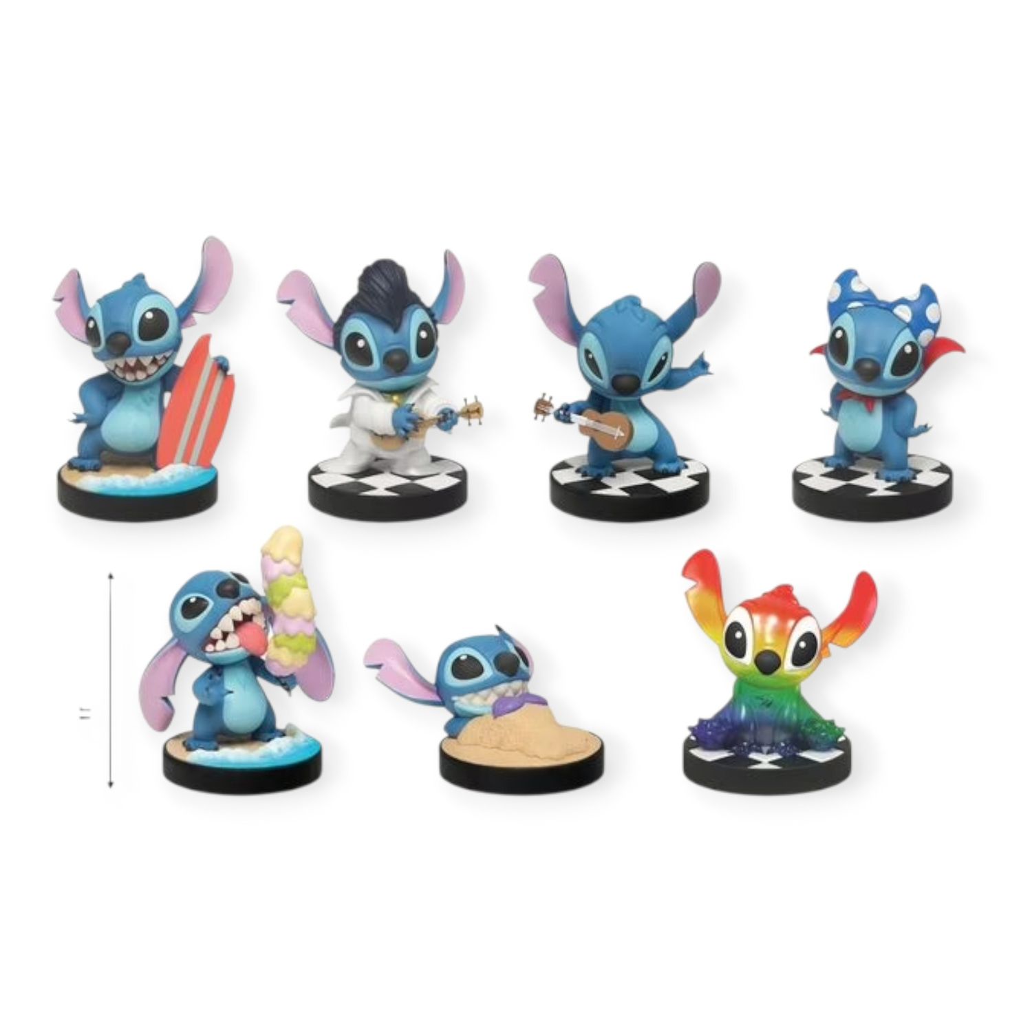 Figurina stitch 8 cm fun series assortita – disney da collezione - Disney Stitch