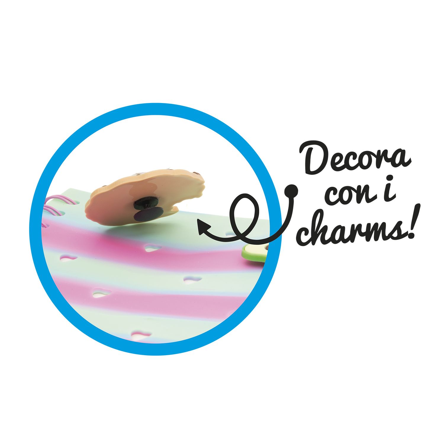 Set cancelleria crea mania – quaderno crazy notebook, penna, adesivi e pochette trasparente - CREA MANIA