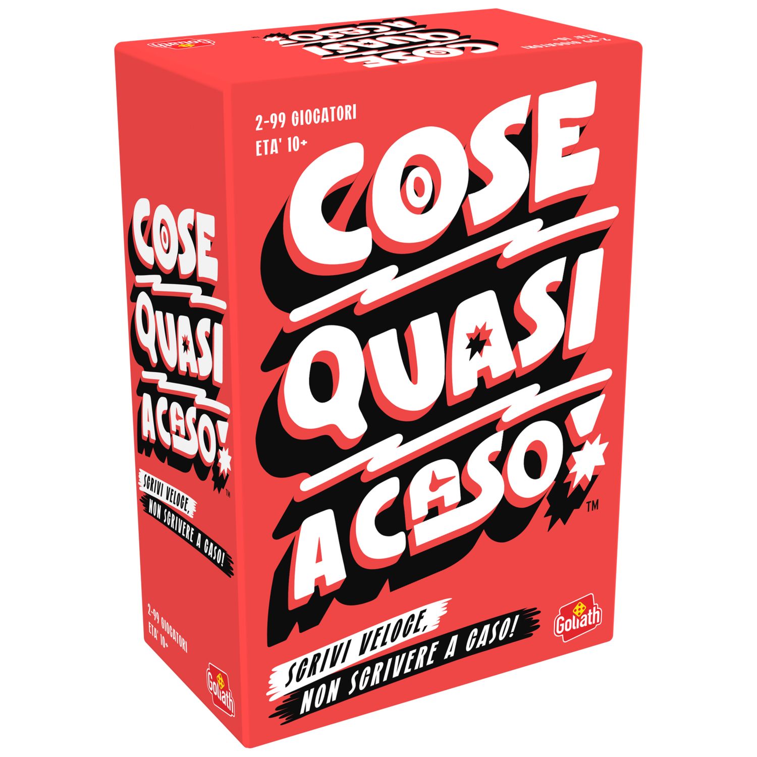 Cose quasi a caso - dai 10 anni -  party game divertente e originale - gioco di società per famiglia ed amici che premia il più veloce - 