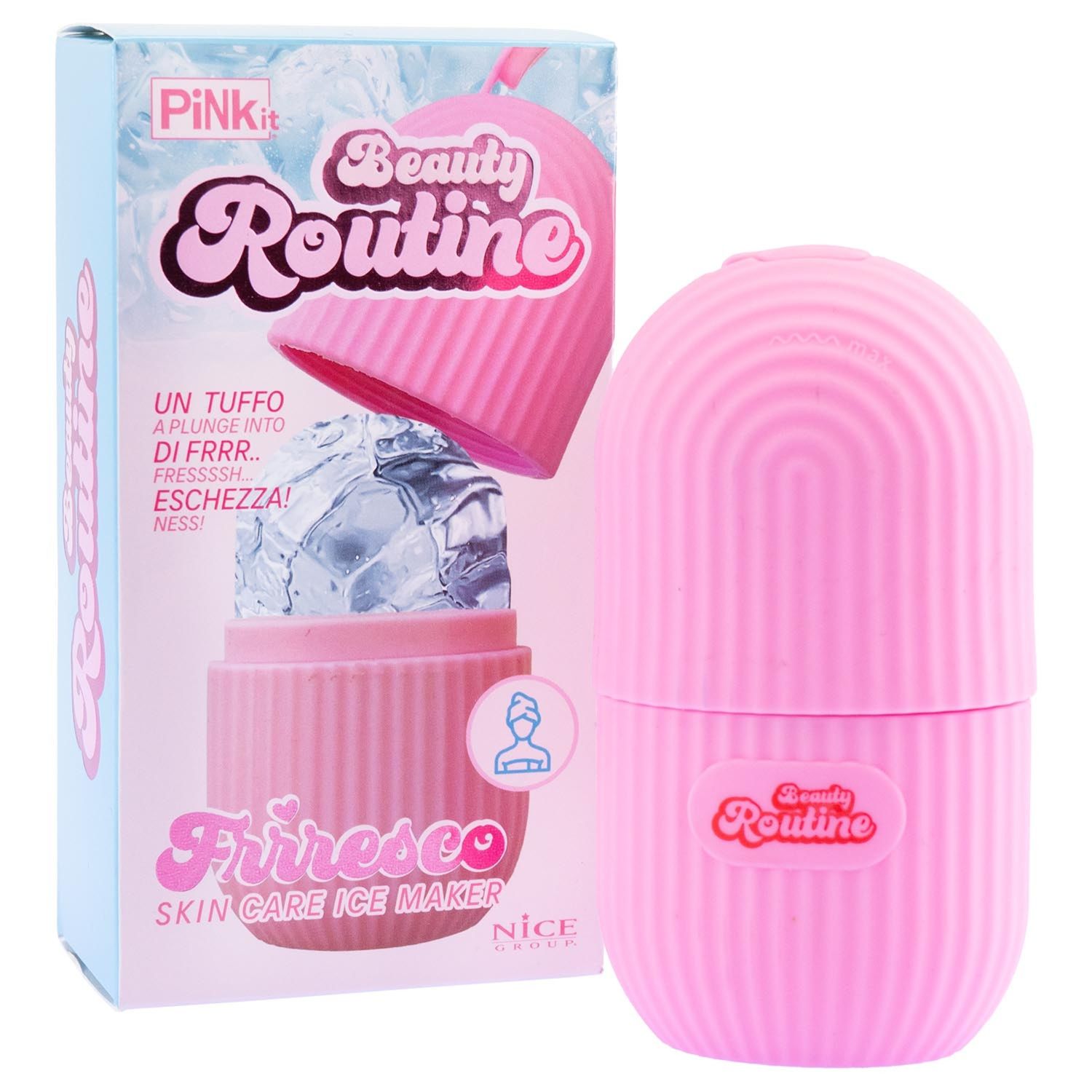 Beauty routine frrresco ice maker – stampo in silicone per cold therapy - 