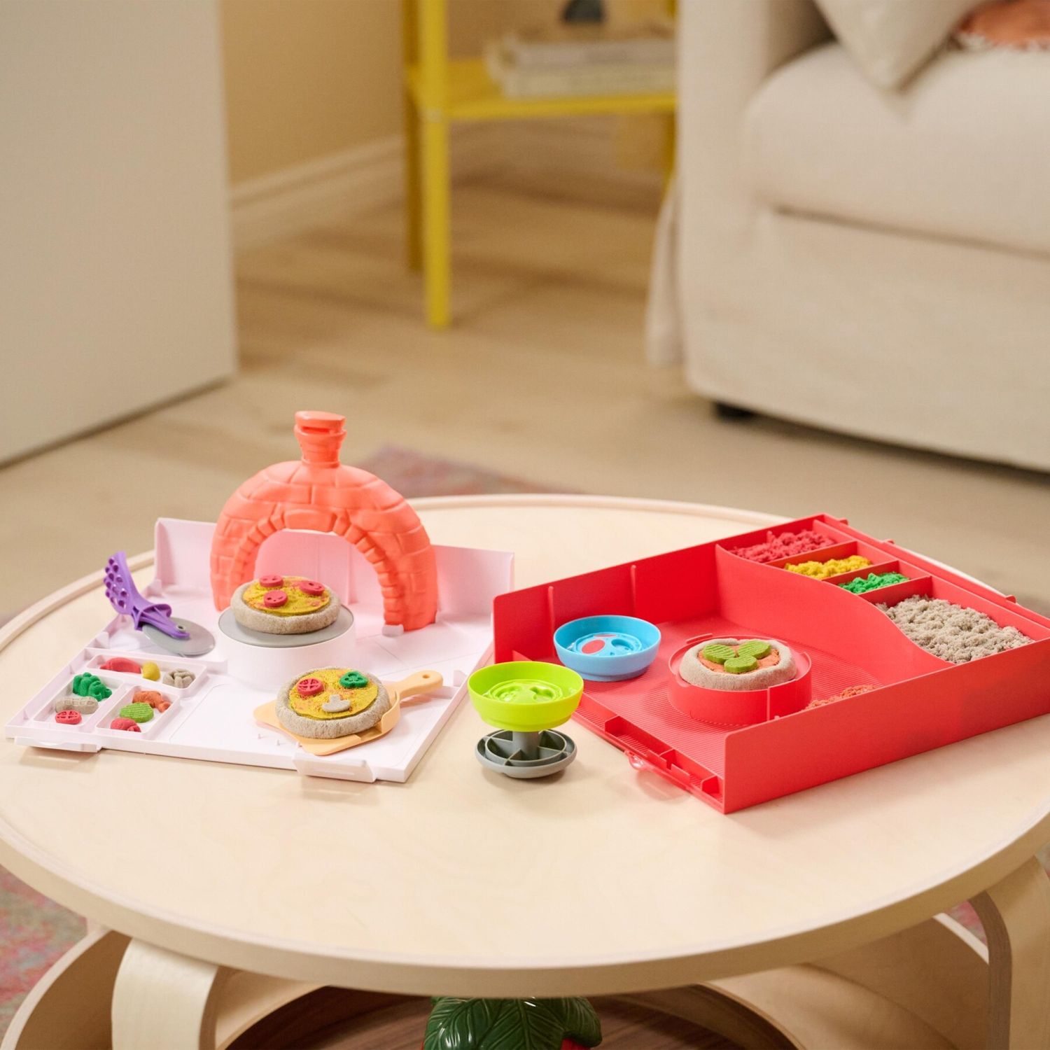 Kinetic sand, set di gioco squish pizza - KINETIC SAND