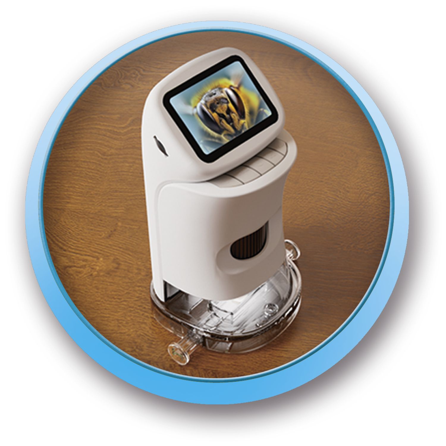 Microscopio portatile lcd – ingrandimenti fino a 1000x con accessori - MICRO PLANET