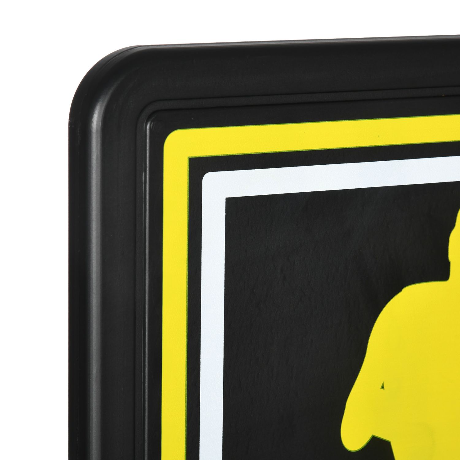 Canestro basket per bambini e adulti da indoor e outdoor in acciaio e pe, 110x90x70 cm, nero e giallo - 