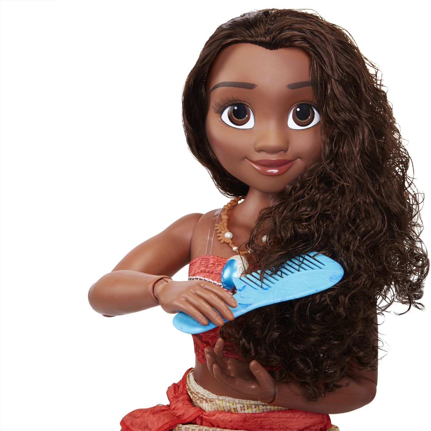 Oceania 2 - playdate vaiana 81 cm, snodabile con capelli lunghi e accessori - DISNEY PRINCESS