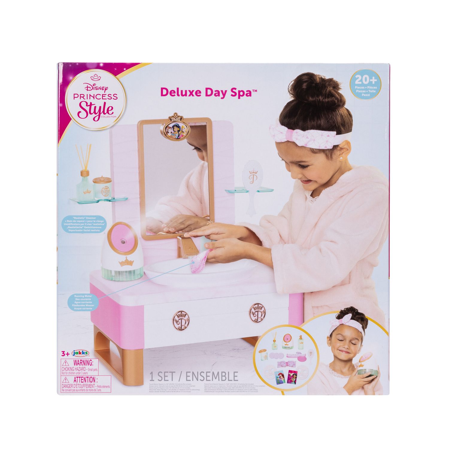 Disney princess style collection - deluxe day spa con lavabo giocattolo - DISNEY PRINCESS