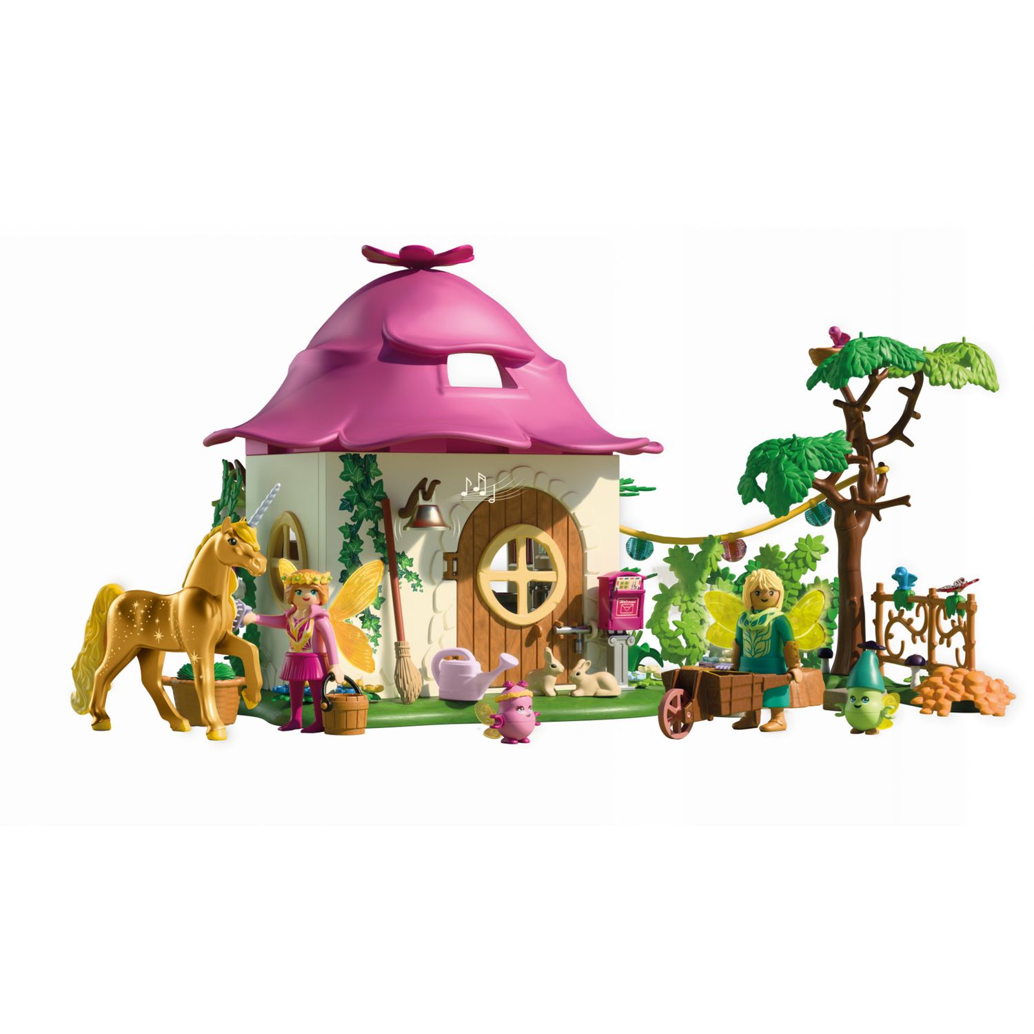 Playmobil unicorn 71838 – casetta delle fate con unicorno dorato - Playmobil