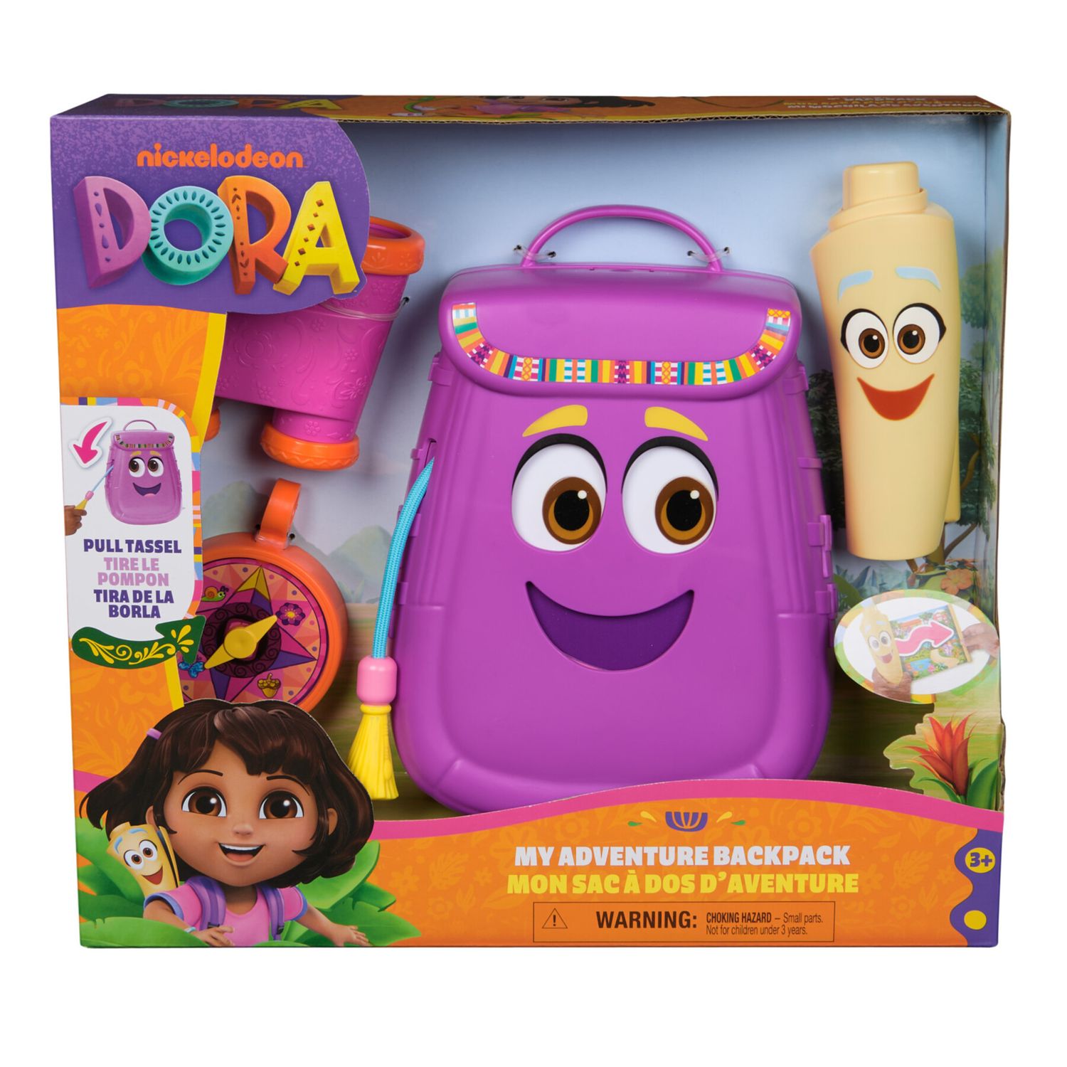 Dora l'esploratrice, zainetto con accessori - SPIN MASTER