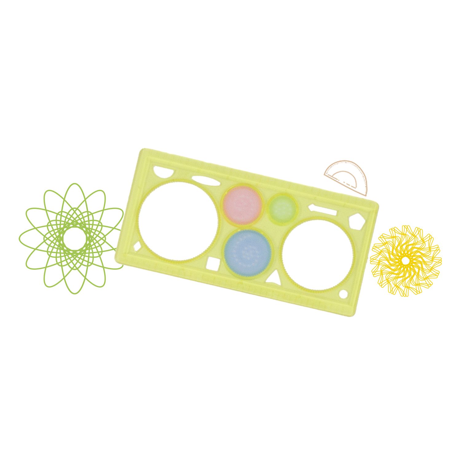 Set creativo spirali geometriche 27 pezzi – disegni artistici facili - CREA MANIA