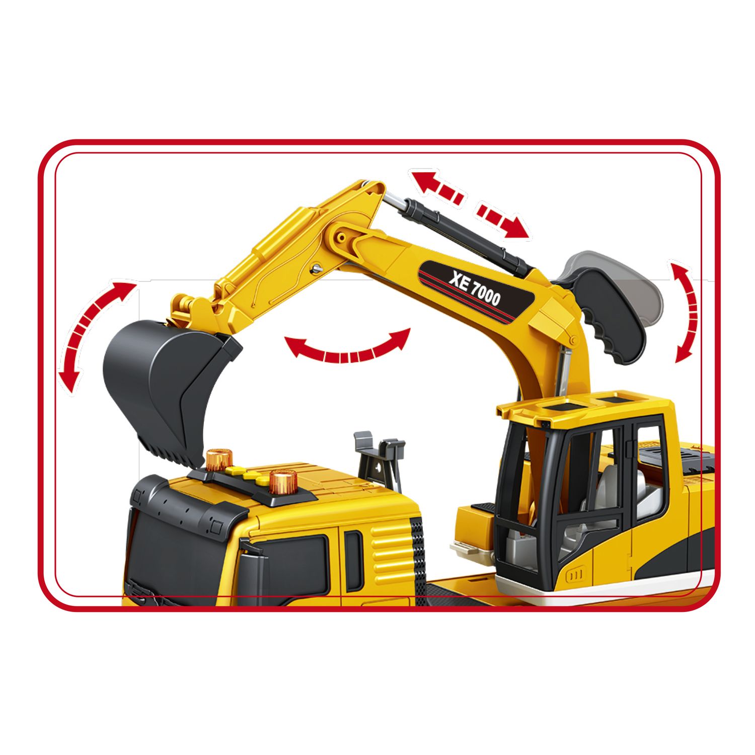 Escavatore con cabina e braccio mobili - MOTOR & CO.