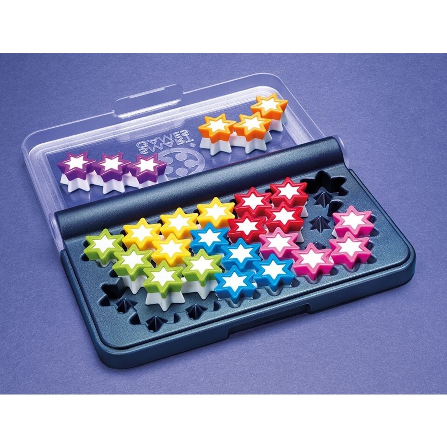 Smart games - iq stars - display 12 pz. - puzzle per bambini dai 6 anni in su - SMART