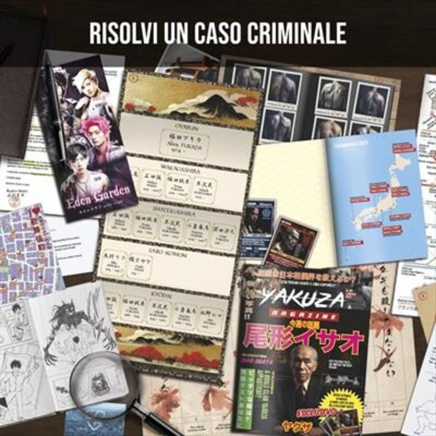 Profiler - il segreto della yakuza - ms edizioni - gioco investigativo - 