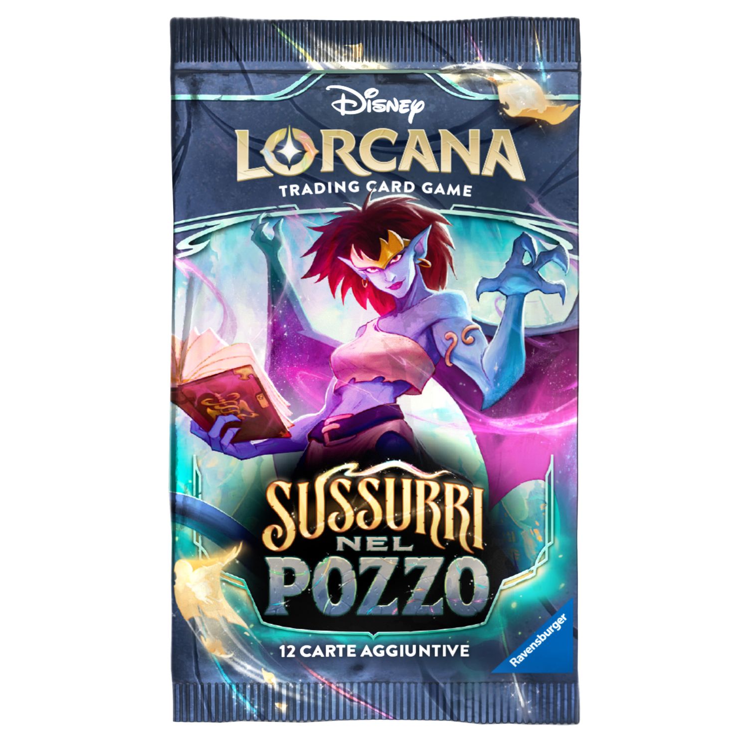 Disney lorcana – sussurri nel pozzo – bustina da 12 carte – 8+ anni - RAVENSBURGER, Disney, Lorcana