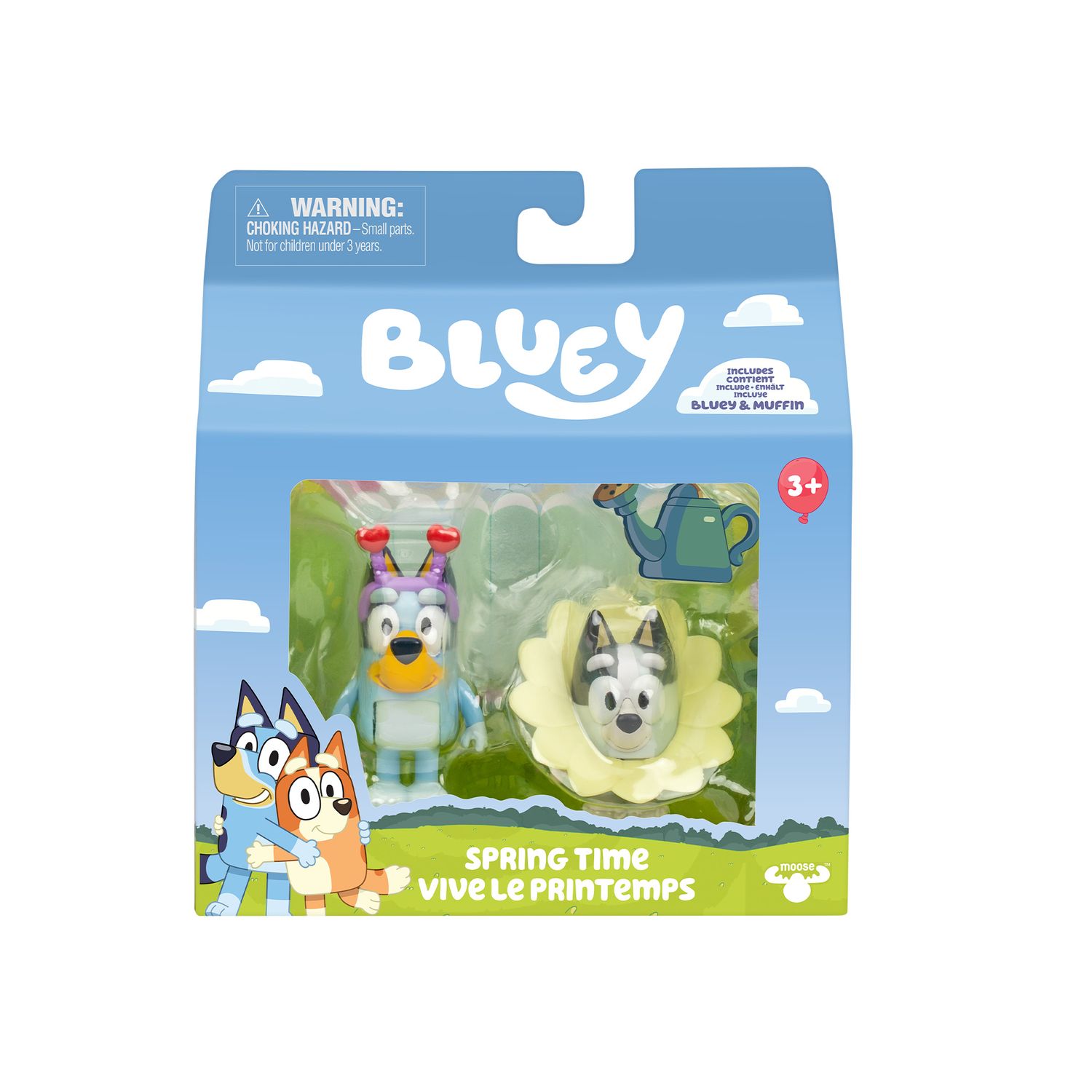 Bluey action figure pack 2 personaggi assortiti - BLUEY