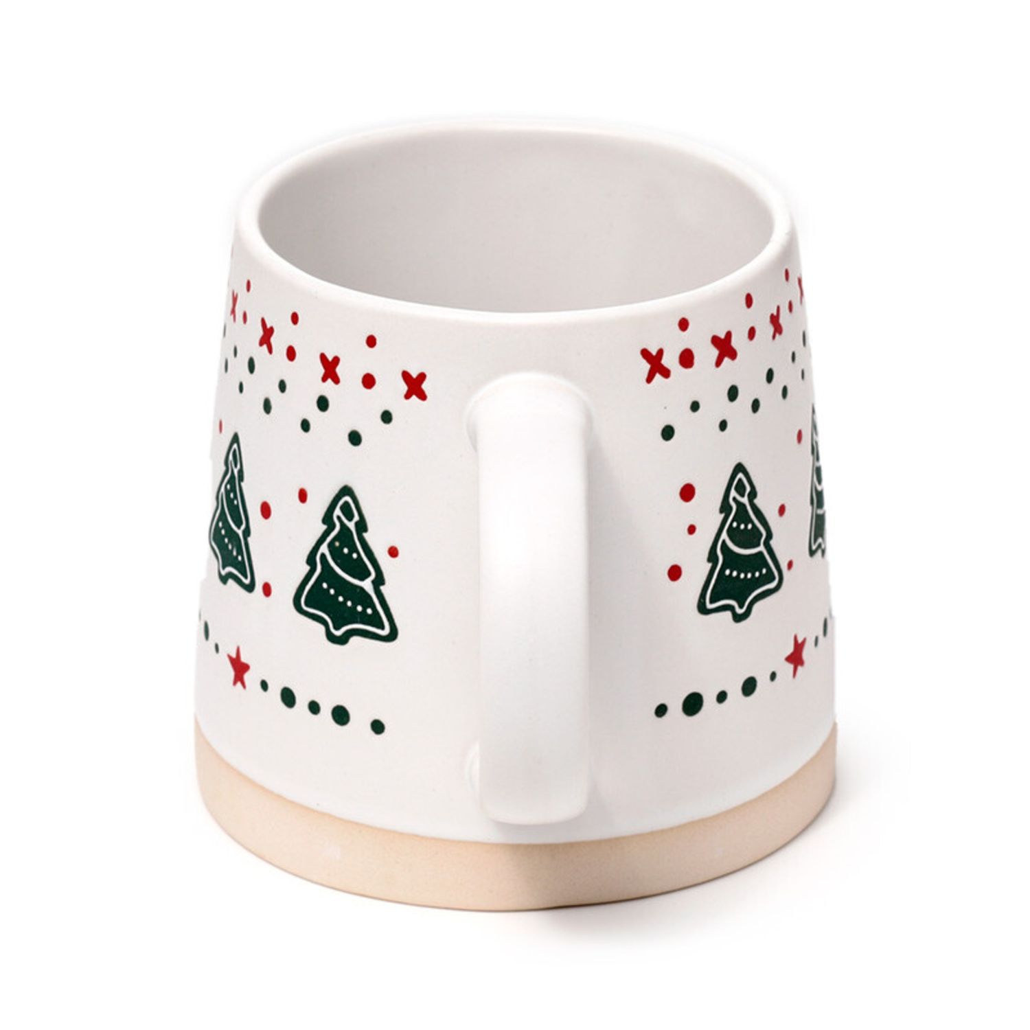Tazza natalizia in grès porcellanato - albero di natale - PUCKATOR