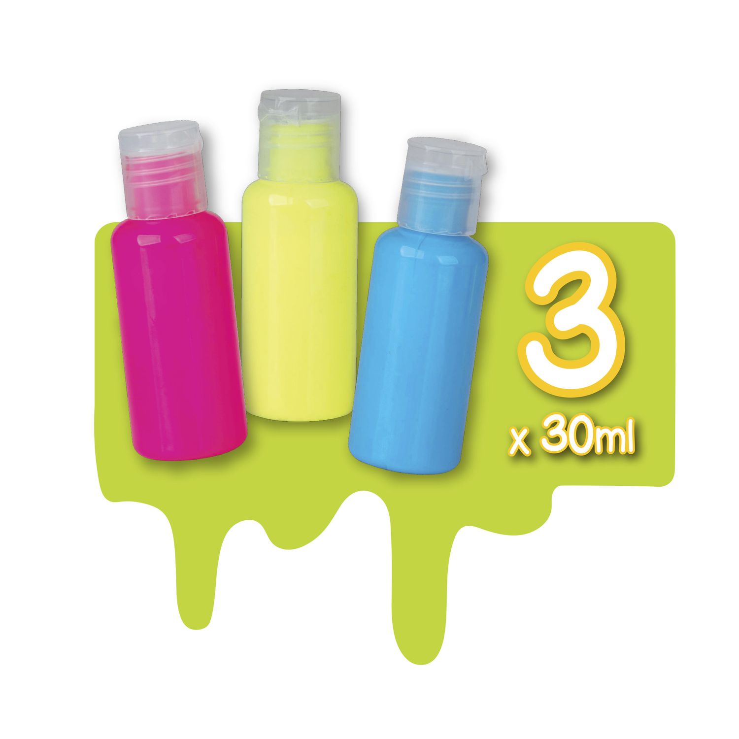 Fluid art kit portachiavi – 2 orsetti da decorare con colori acrilici - CREA MANIA