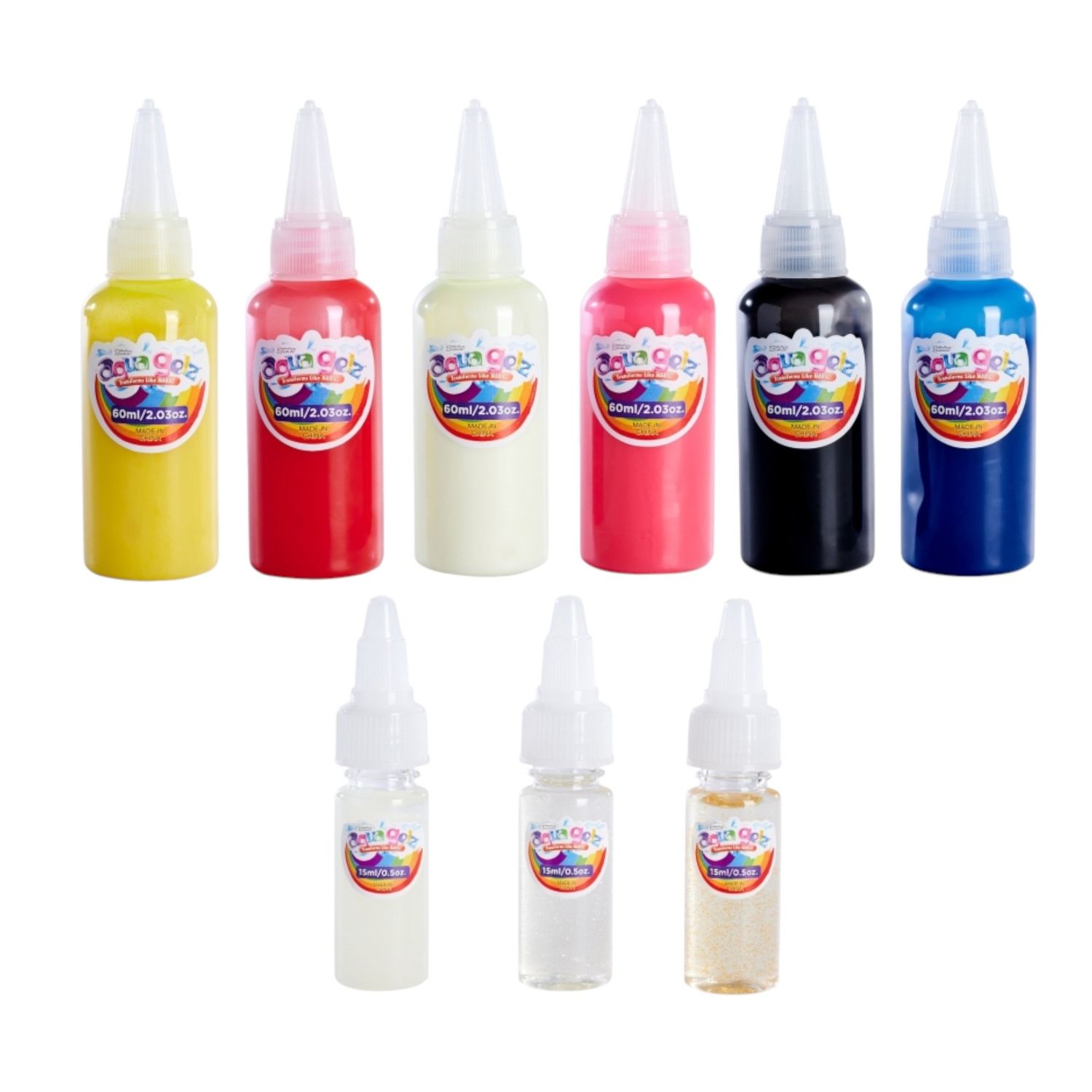 Set creativo aqua gel deluxe – gel colorati con glitter e gid, stampini e vaschetta - SIMBA