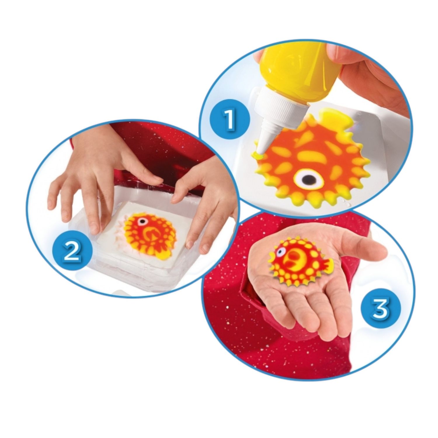 Set creativo aqua gel deluxe – gel colorati con glitter e gid, stampini e vaschetta - SIMBA