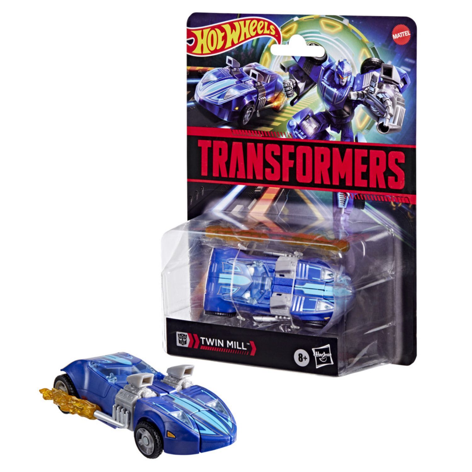 Transformers x hot wheels - twin mill - collezionabile hasbro - TRANSFORMER, Hot Wheels